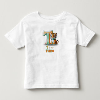 T is for Theo - Personalized Toddler T-Shirt トドラーTシャツ