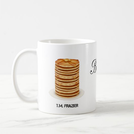 T.M. FRAZIER -パンケーキので コーヒーマグカップ (左)