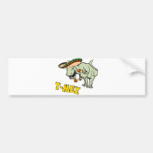 T-MexのTレックスのメキシコティラノサウルス・レックスの恐竜 バンパーステッカー (正面)