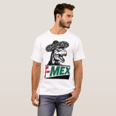 T-MEX 三色マリアッチ恐竜ストリートウェアTシャツ Tシャツ (正面フル)