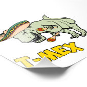 T-Mex T – メキシコレックスティラノサウルス恐竜 フォトプリント (角)