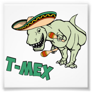 T-Mex T – メキシコレックスティラノサウルス恐竜 フォトプリント