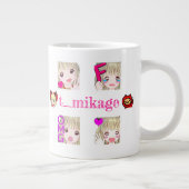 t_mikage big mug[W]/ミカゲビッグマグ[W] ジャンボコーヒーマグカップ (右)