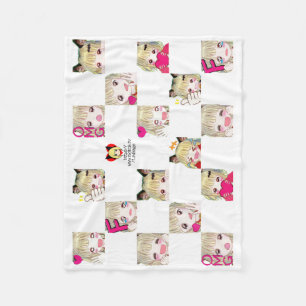 t_mikage blanket[EMOTES]/ミカゲブランケット[EMOTES] フリースブランケット