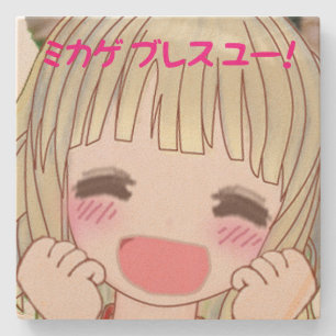 t_mikage Stone Trivet[SMILE]/ミカゲコースター[SMILE] ストーンコースター