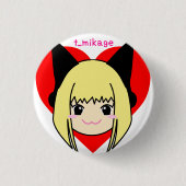 t_mikage tin badgeS[heart]/ミカゲ缶バッチ[heart] 缶バッジ (正面)