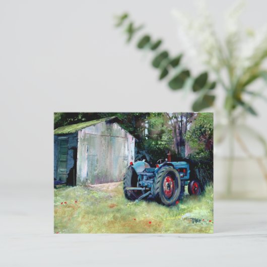 T' Old tractor Postcard ポストカード (スタンド正面)