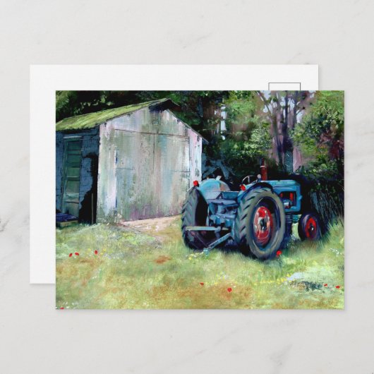 T' Old tractor Postcard ポストカード (正面/裏面)