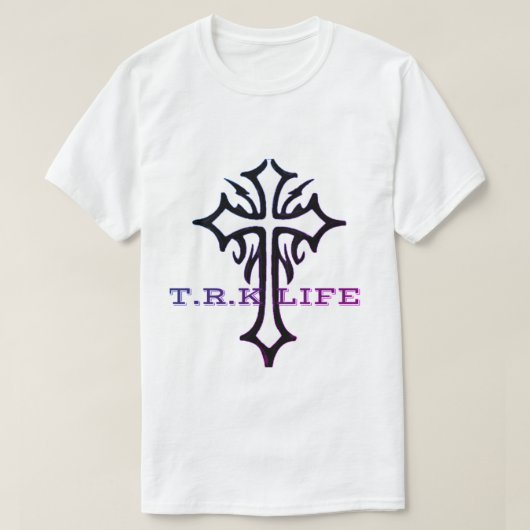 T.R.KクロスエンブレムロゴTシャツ Tシャツ (デザイン正面)