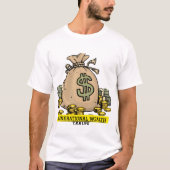 T.R.K 世代の富のお金Tシャツ Tシャツ (正面)