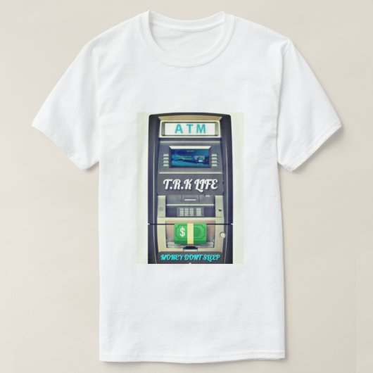 T.R.K ATM マシーン ロゴ Tシャツ (デザイン正面)