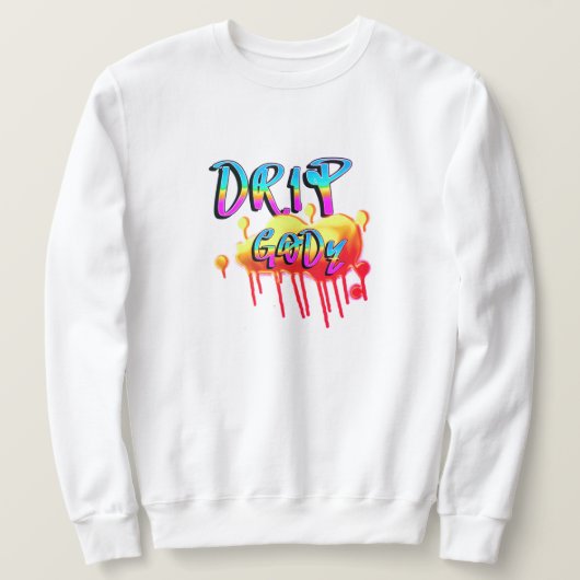T.R.K DRIP GODZ コレクション スウェットシャツ (デザイン正面)