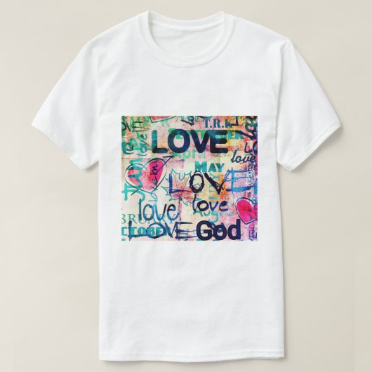 T.R.K LOVE GOD 半袖Tシャツ 独占販売 Tシャツ (デザイン正面)