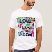 T.R.K LOVE GOD 半袖Tシャツ 独占販売 Tシャツ (正面)