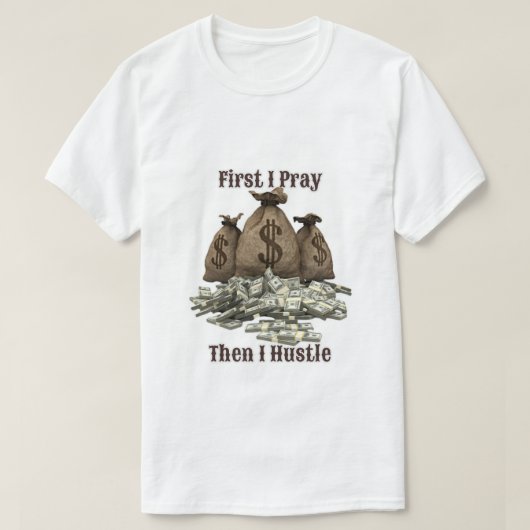 T.R.K PRAY AND HUSTLE Tシャツ 新作 (デザイン正面)