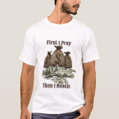 T.R.K PRAY AND HUSTLE Tシャツ 新作 (正面)