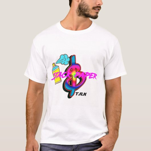 T.R.K STACK PAPER DOLLA SIGN Tシャツ (正面)