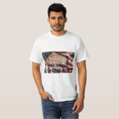 T-REXのTシャツ! アメリカを有史以前に再度して下さい! Tシャツ (正面フル)