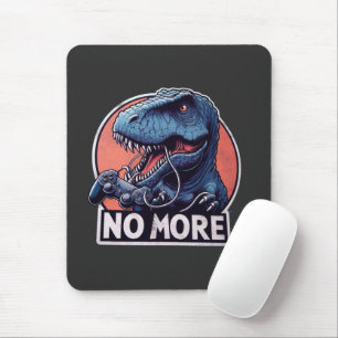 T-Rexゲーマー終わりデザイン マウスパッド