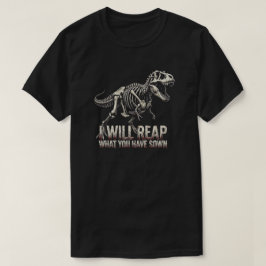 T-RexスケルトンダークファンタジーTシャツ Tシャツ