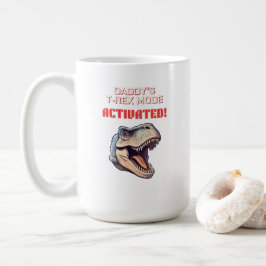 T-Rexパパモード発動恐竜のミーム コーヒーマグカップ