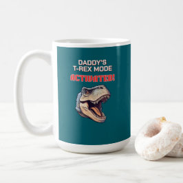 T-Rexパパモード発動恐竜のミーム コーヒーマグカップ