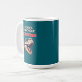 T-Rexパパモード発動恐竜のミーム コーヒーマグカップ (正面左)