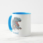 T-Rex恐竜の名入れマグカップ マグカップ (正面左)