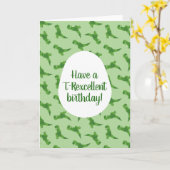 T-REX折り紙 カード (黄色い花)