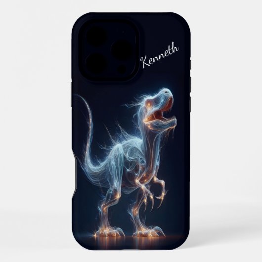 T-Rex エーテリアル グロウ iPhoneケース (裏面)