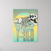 T-REX カートゥーン ロゴ キャンバスプリント (正面)