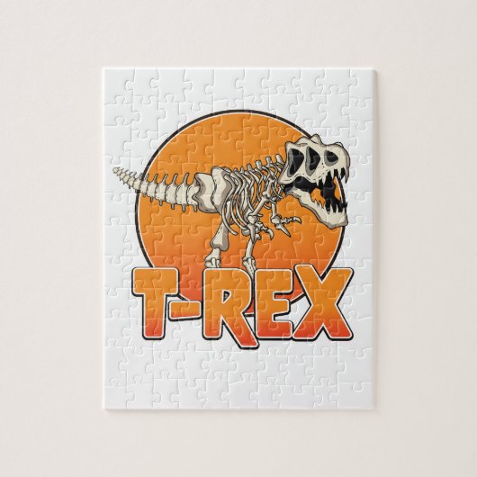 T-REX カートゥーン ロゴ ジグソーパズル (縦)
