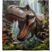 T-Rex シャワーカーテン (正面)