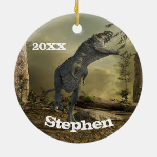 T-Rex タイラノサウルス 恐竜 オーダーメイド セラミックオーナメント