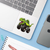 T-Rex モンスタートラック シール (ノートパソコンとiPhone)