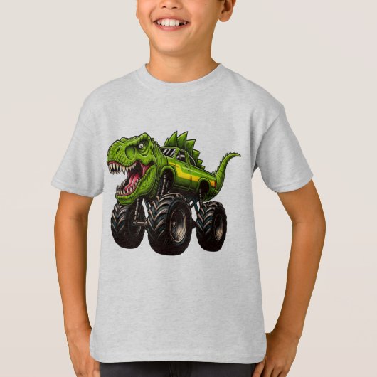 T-Rex モンスタートラック Tシャツ (正面)