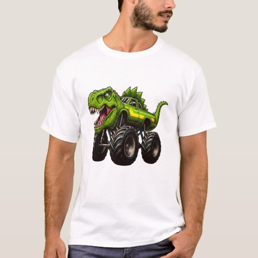 T-Rex モンスタートラック Tシャツ (正面)