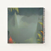 T-Rex 恐竜 トラベル ジャーナル ノートブック (裏面)