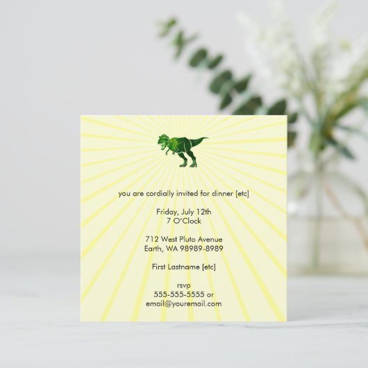 T-Rex 招待状 (スタンド正面)