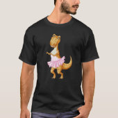 T Rex Artistic Ballet Ballerina Pointe Barr Graphi Tシャツ (正面)