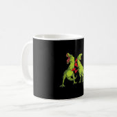 T-rex Boxing  コーヒーマグカップ (正面左)