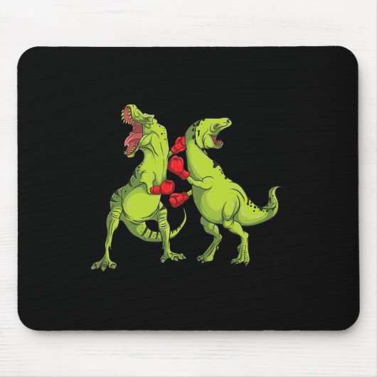 T-rex Boxing  マウスパッド (正面)