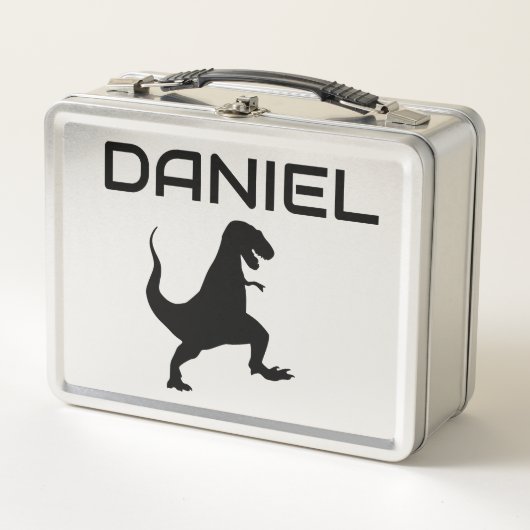 T-REX DINOSAUR CUSTOM LUNCH BOX メタルランチボックス (正面)