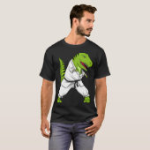 T-Rex Dinosaur Karate Tシャツ (正面フル)