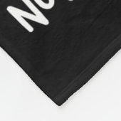 T-rex Dinosaur Nope Not Today Not Tomorrow Either, フリースブランケット (角)