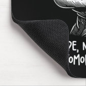 T-rex Dinosaur Nope Not Today Not Tomorrow Either, マウスパッド (コーナー)