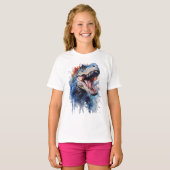 T-Rex en Fiesta de Colores Tシャツ (正面フル)