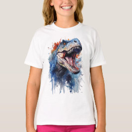T-Rex en Fiesta de Colores Tシャツ