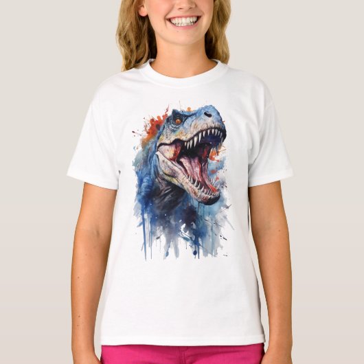 T-Rex en Fiesta de Colores Tシャツ (正面)