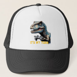T-Rex Gamer It’s My Turn Design キャップ